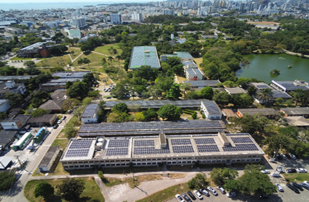 5.44MW Rooftop Distributed Power Plant of UFES, Brazil